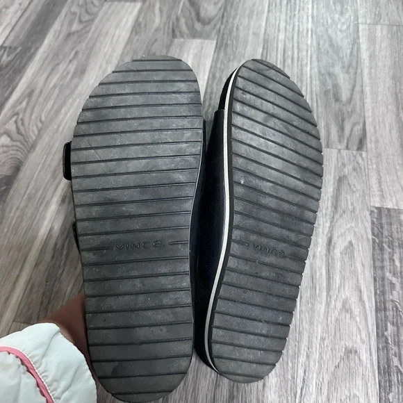 Vince Glyn Leather Sandal Black 8 - Picture 4 of 6